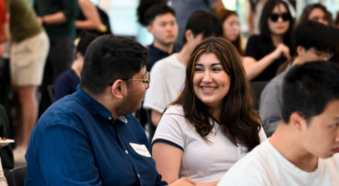 people laughing 