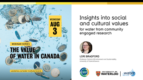Insights into social and cultural values for water from community engaged research