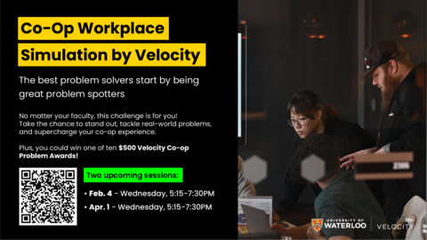 Information about Co-Op Workplace Simulation by Velocity, the host