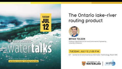 WaterTalk: The Ontario lake-river routing product