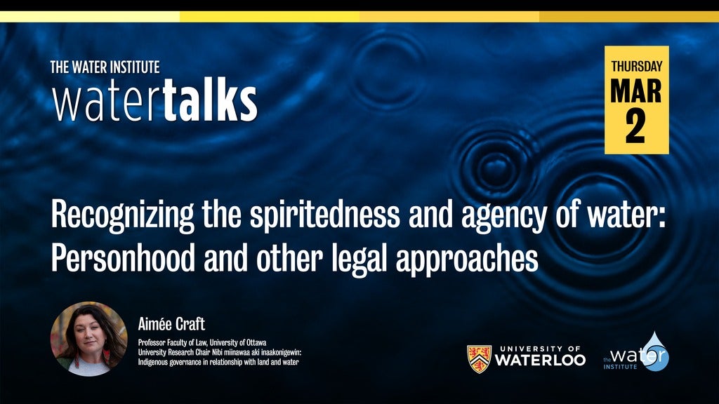 WaterTalks event banner