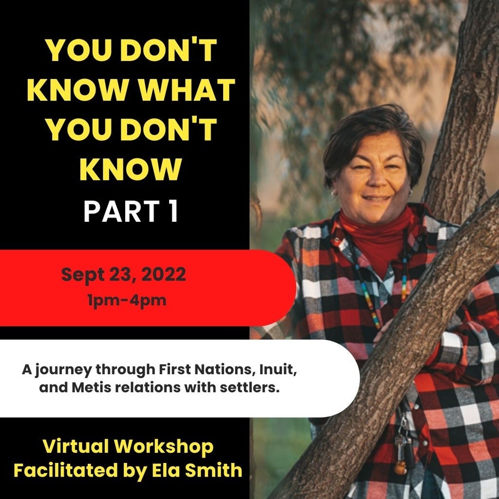 Workshop poster with event description and Ela Smith