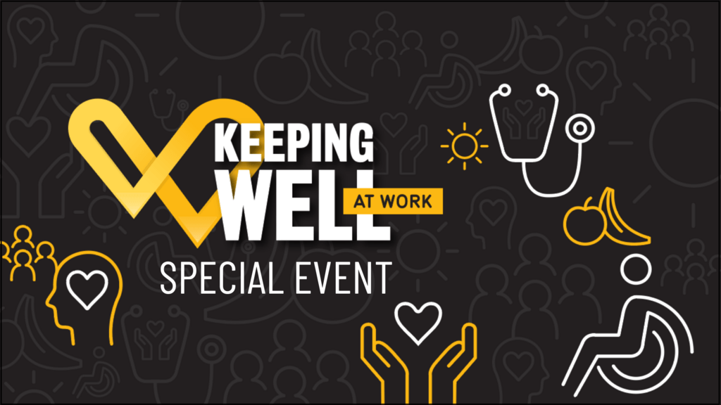 Keeping Well at Work banner