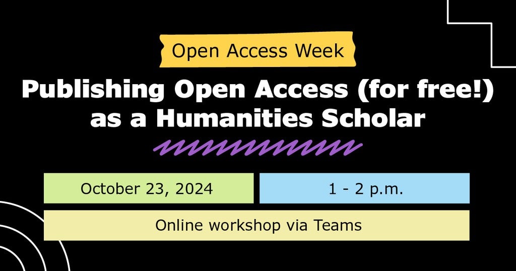 Publishing Open Access (for free!) as a Humanities Scholar