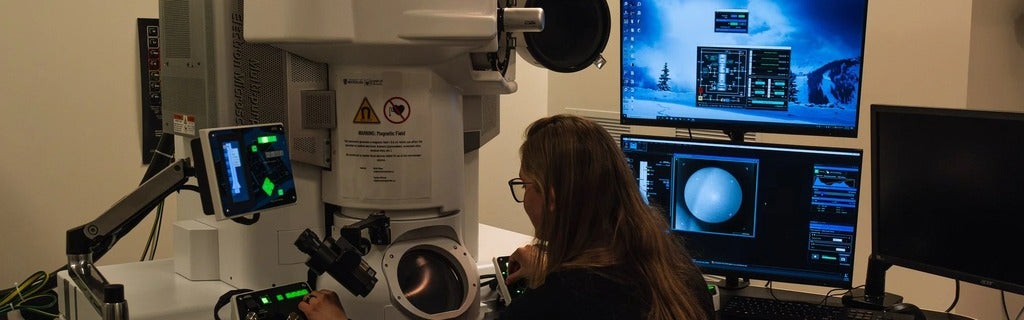 women researching in a lab