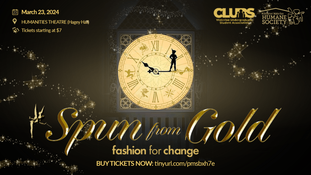 Spun from Gold Fashion for Change Poster