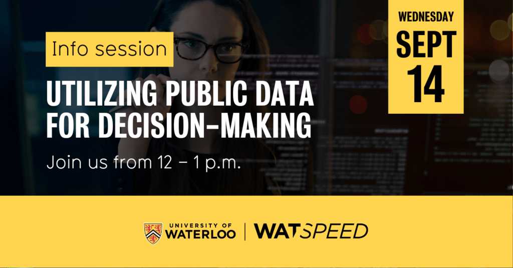 Utilizing public data for decision-making banner
