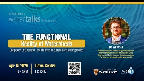 Information about the "WaterTalk: The functional reality of watersheds" event