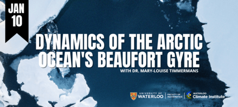 Dynamics of the Arctic Ocean’s Beaufort Gyre event banner with the arctic ocean in the background