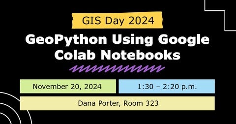 GeoPython Using Google Colab Notebooks 