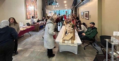 MAD Holiday Market hall