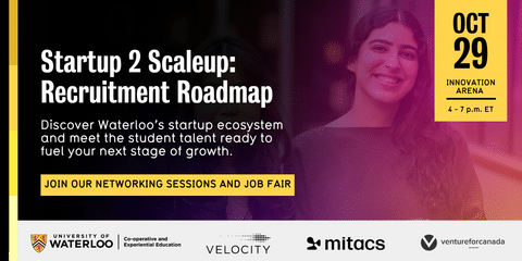 Startup 2 Scaleup event banner with details