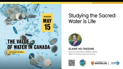 Studying the Sacred: Water is Life event poster