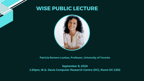 WISE Public Lecture poster