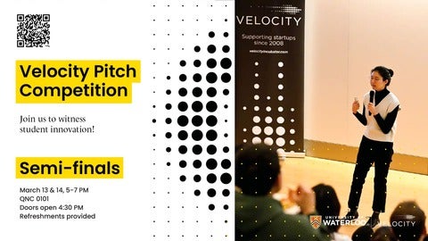 Velocity pitch competition semi-finals poster
