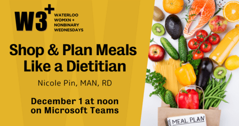 Shop and plan meals like a dietitian