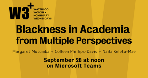 Blackness in Academia from Multiple Perspectives