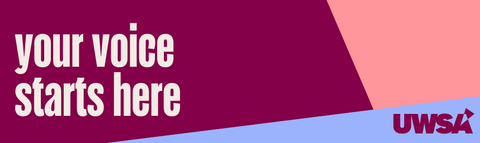 Your voice starts here, with the Staff Association logo