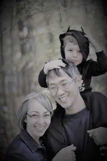 Sarah Chan and family