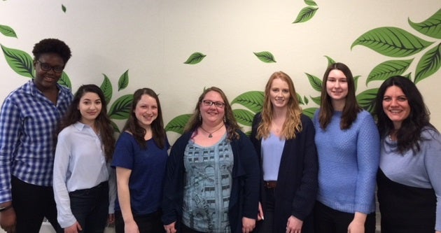 Face Processing Lab wears blue in support of Autism Awareness month