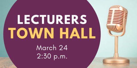 Lecturers town hall 
