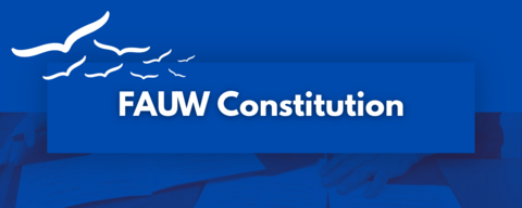 FAUW Constitution Banner