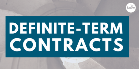 Definite-term contracts
