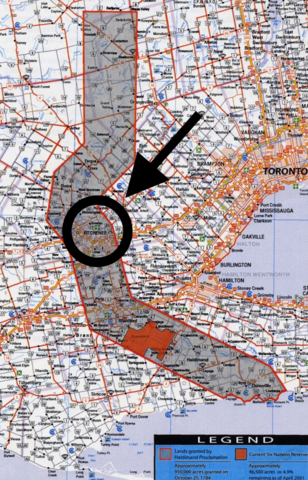 Haldimand Tract Map
