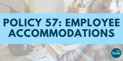 Policy 57: Employee accommodations