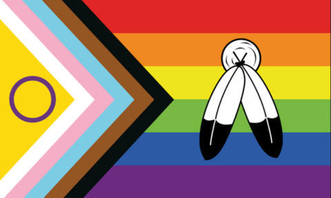 Two-Spirit Pride Flag