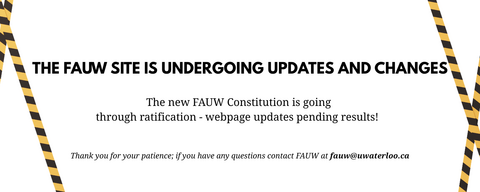 Website undergoing updates banner