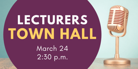 Lecturers town hall 