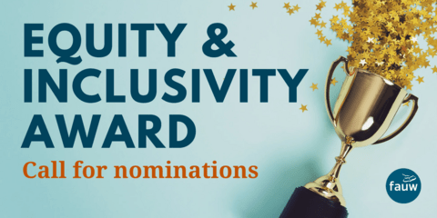 Equity & Inclusivity Award call for nominations
