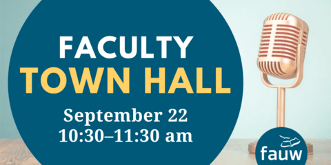 Faculty town hall September 22