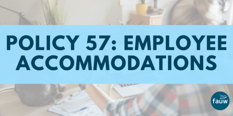 Policy 57: Employee accommodations