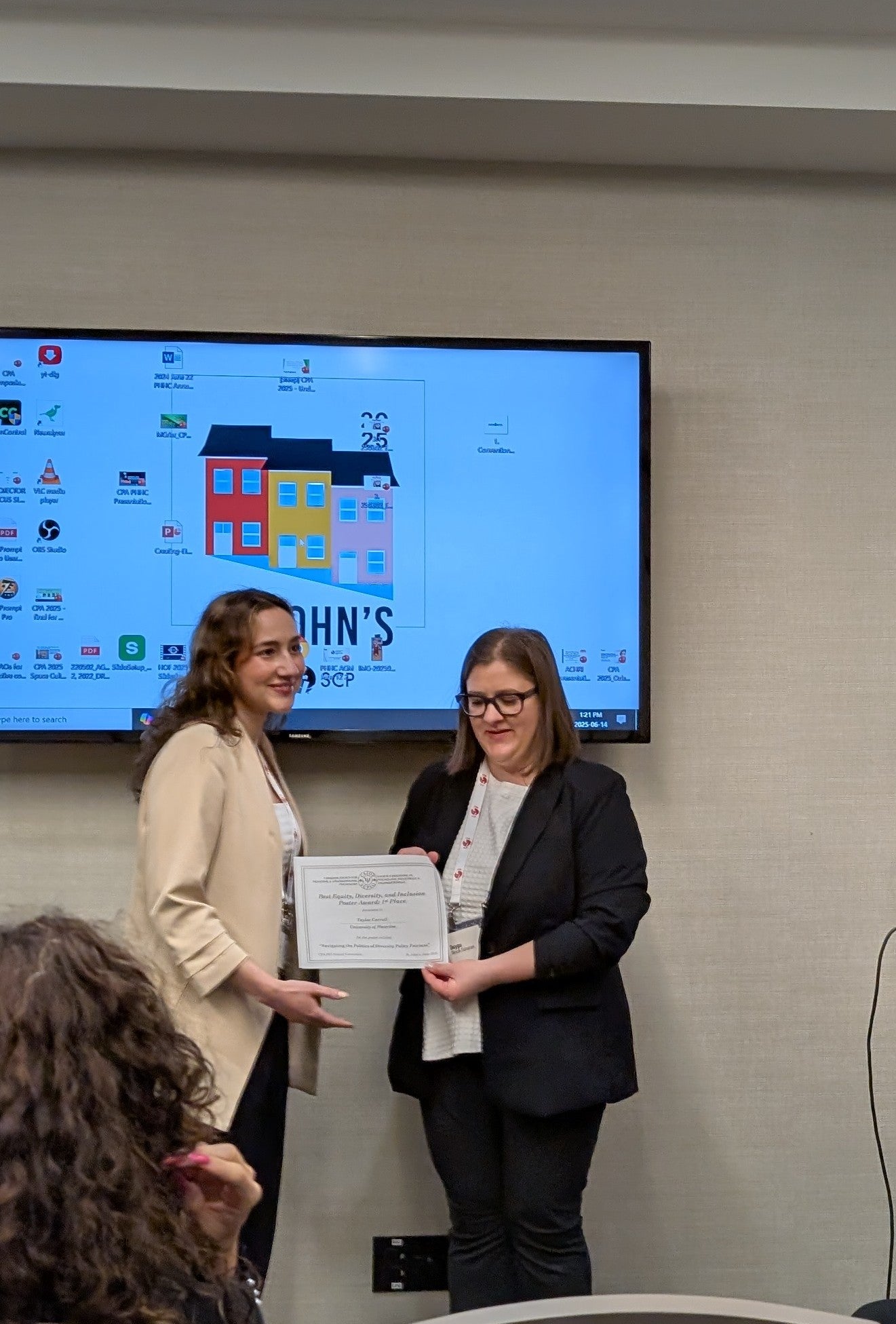 Taylor Carrell awarded Best EDI poster