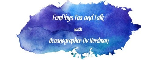 The event title in white writing on a blue and purple watercolour background.
