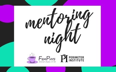 "mentoring night" in cursive text 
