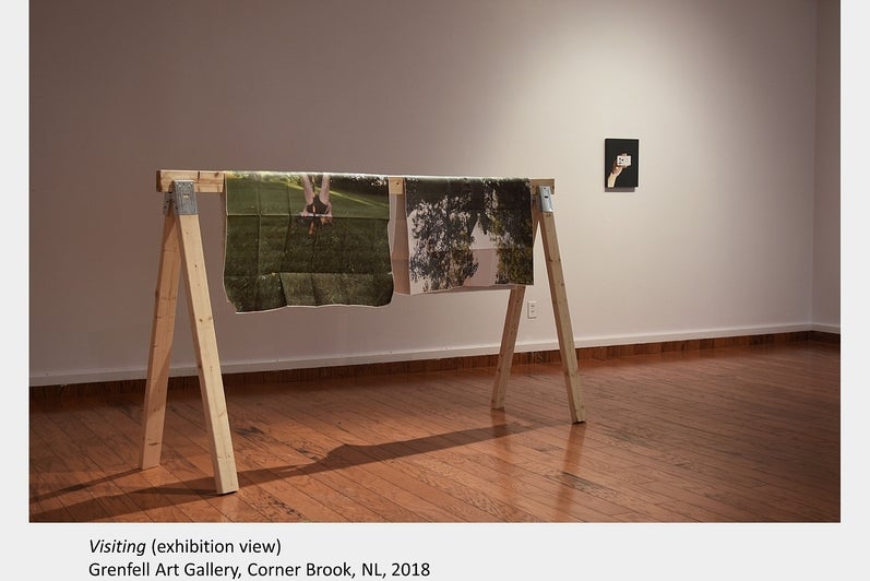Visiting (exhibition view), Grenfell Art Gallery, Corner Brook, NL, 2018