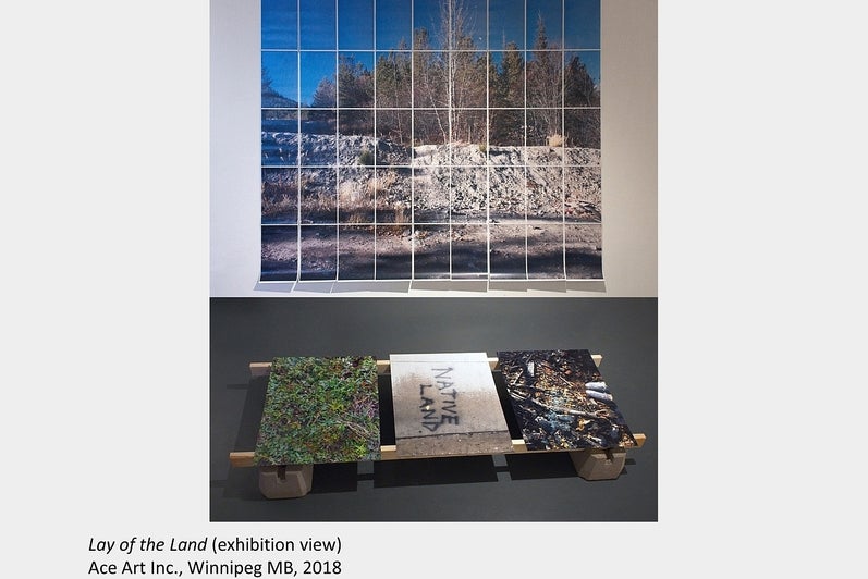 Lay of the Land (exhibition view), Ace Art Inc., Winnipeg MB, 2018