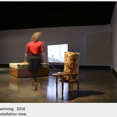 Marianne Burlew's artwork Twinning, 2016. installation view.