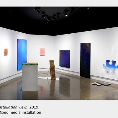 Tyler Matheson's exhibition, installation shot, Artery Gallery 2019