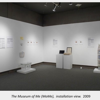 Artwork by Heidi Overhill. The Museum of Me (MoMe), installation view. 2009.