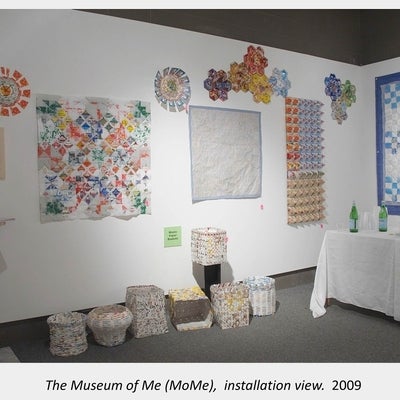 Artwork by Heidi Overhill. The Museum of Me (MoMe), installation view. 2009.