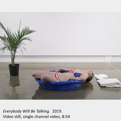 Kayla Witt's artwork "Everybody Will Be Talking."  2019, video still, single channel video, 8:54