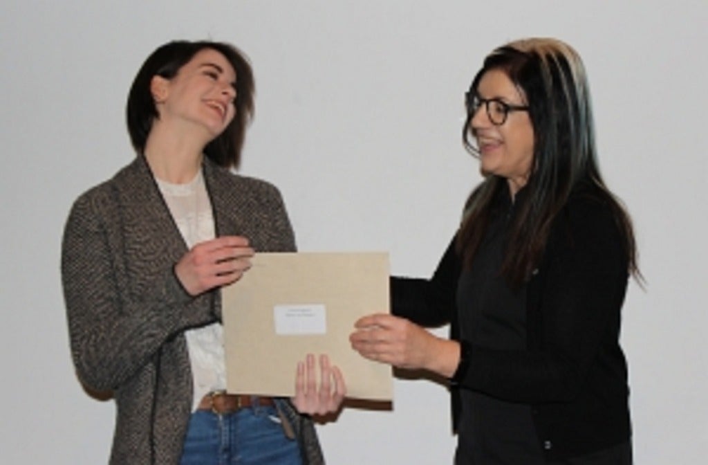 Presentation at awards day 2017