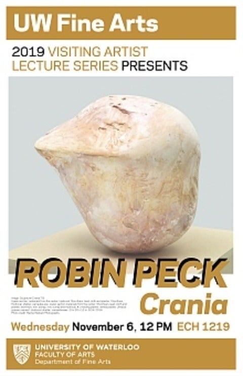 Poster for Robin Peck talk