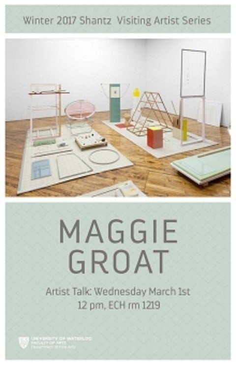 Poster for Maggie Groat artist talk