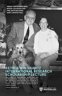 Poster for 2019 Shantz presentations