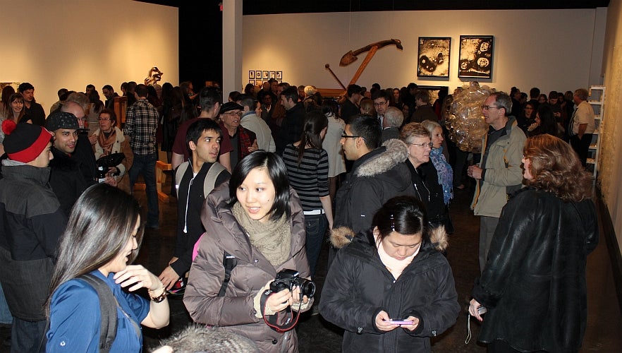 Opening reception of 2013 fourth year show